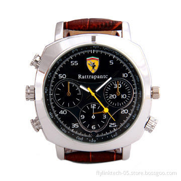 Water-resistant Watch Camera, DVR with 4/8GB Memory, 30fps Video Frame Rate, 16:9 Image Ratio